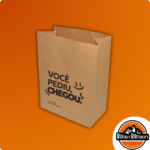 Saco Kraft "VOÇE PEDIU CHEGOU" Tamanhos P, M, G, GG