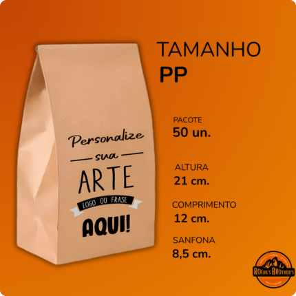 Saco Kraft Liso ( 50 UNIDADES )